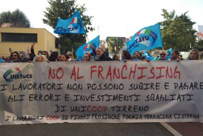 Unicoop Tirreno: dichiarato lo stato di agitazione