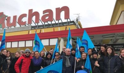 Auchan, incontro a Roma