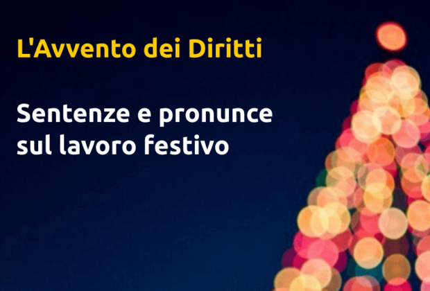 Per la Uiltucs l'Avvento è dei Diritti
