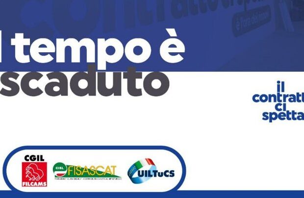 Emergenza Contratti Tds, Dmo e Distribuzione Cooperativa: a dicembre sarà sciopero per i rinnovi di settore
