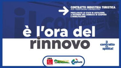 Contratto industria turistica, manca il contratto: 200mila in sciopero e stop mobilità